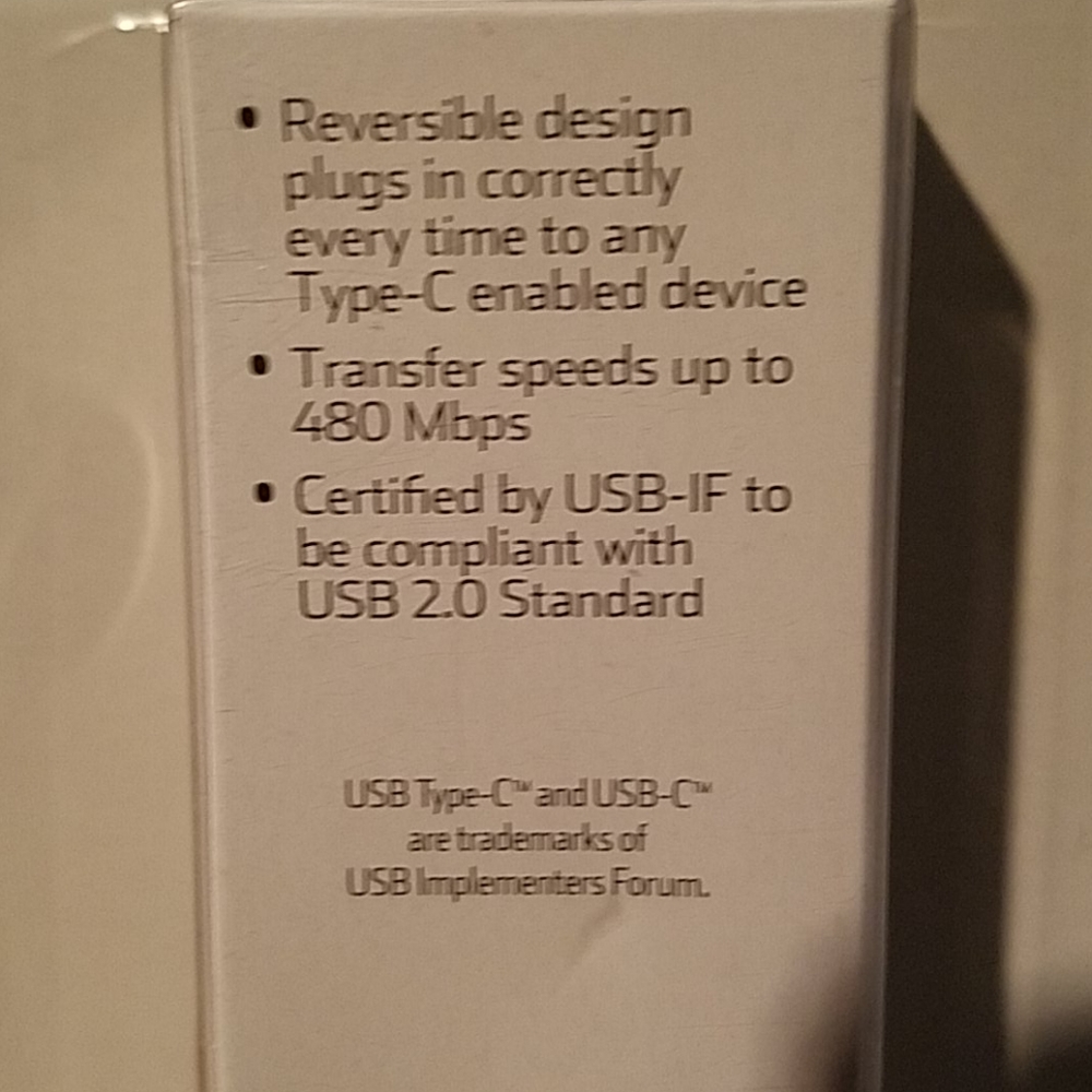 Onn 3 ft USB-C to USB A 2.0 Cable - Picture 8 of 11
